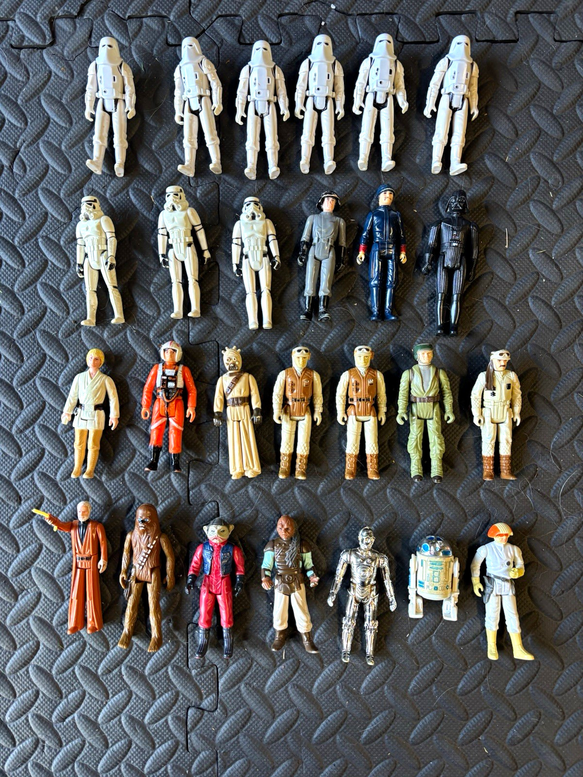 Kenner Star Wars Vintage Luke Skywalker Figure & Vehicle Lot 70’s & 80’s