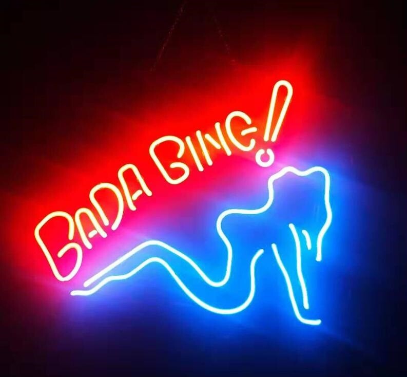 New Bada Bing Girl Neon Light Sign 24