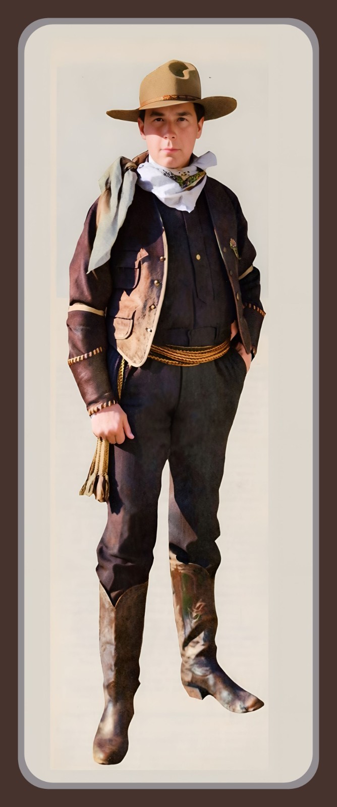 WILLIAM S. HART Western Cowboy Movie Star - Laminated Photo Bookmark