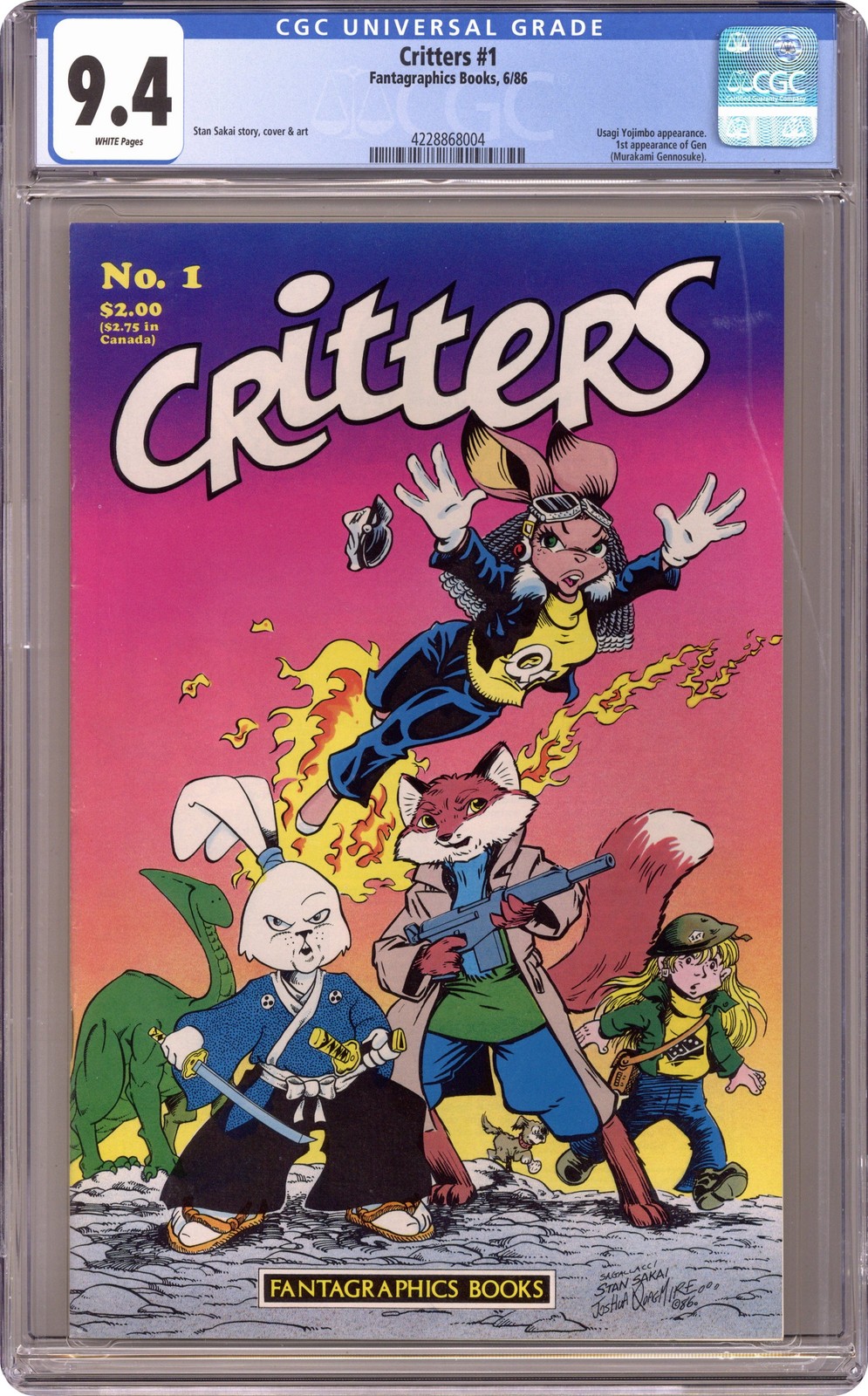 Critters #1 CGC 9.4 1986 4228868004
