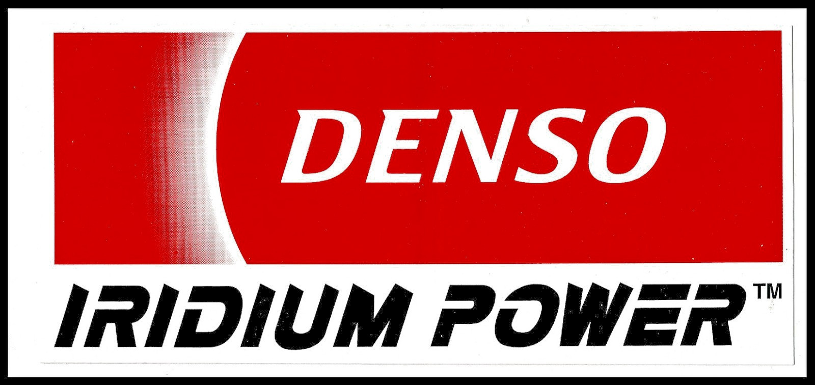 Denso Iridium Power Racing Advertising Sticker Decal | Mint | 3 5/8 x 8 Denso Iridium Power Racing Advertising Sticker Decal | Mint | 3 5/8 x 8