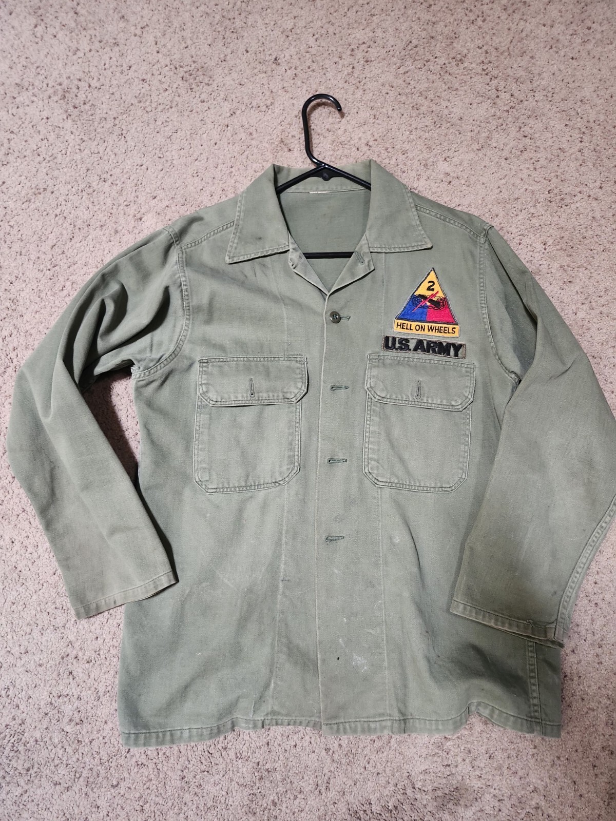 Vintage 1960s US ARMY HELL ON WHEELS JACKET