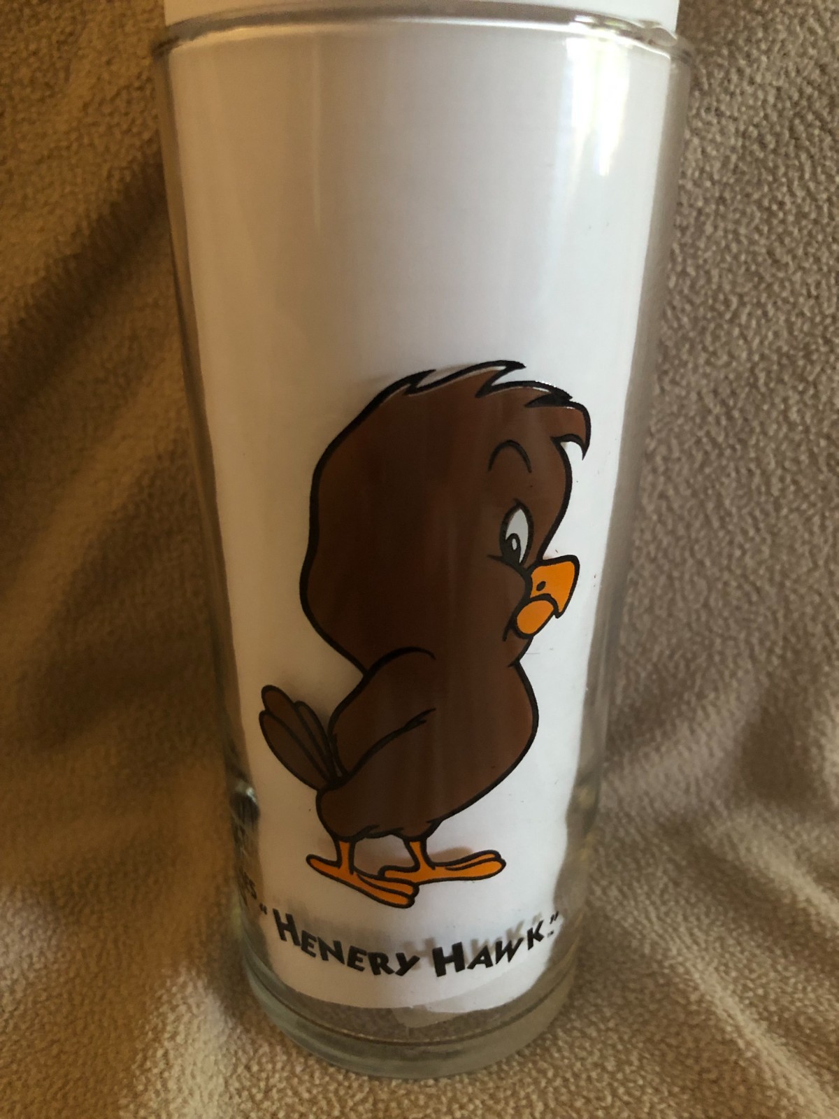 NEW 1993 Henery Hawk Glass Warner Bros NEW 1993 Henery Hawk Glass Warner Bros