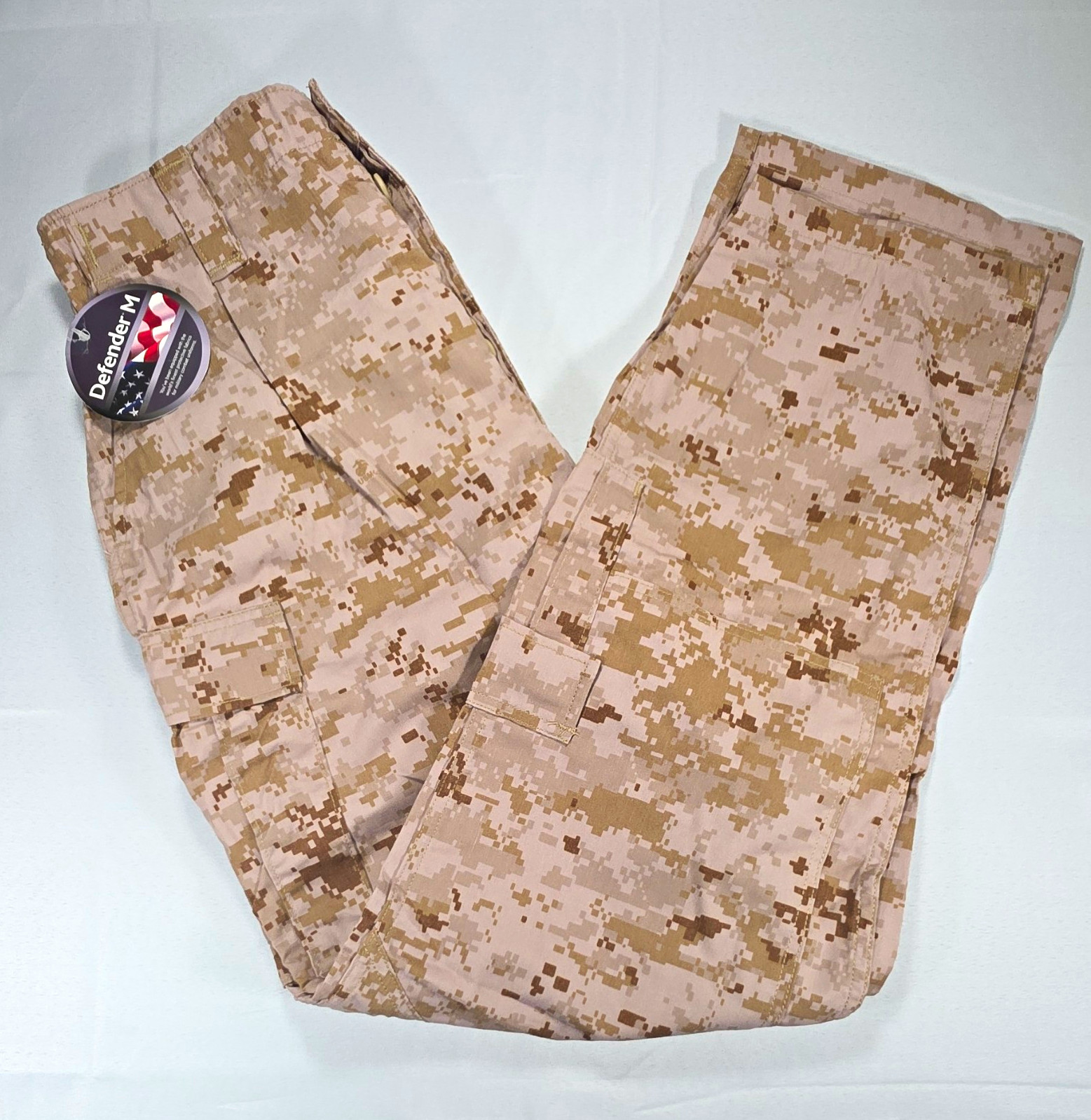 NWT USMC FROG Combat Trousers Desert MARPAT Medium Long Defender M Propper