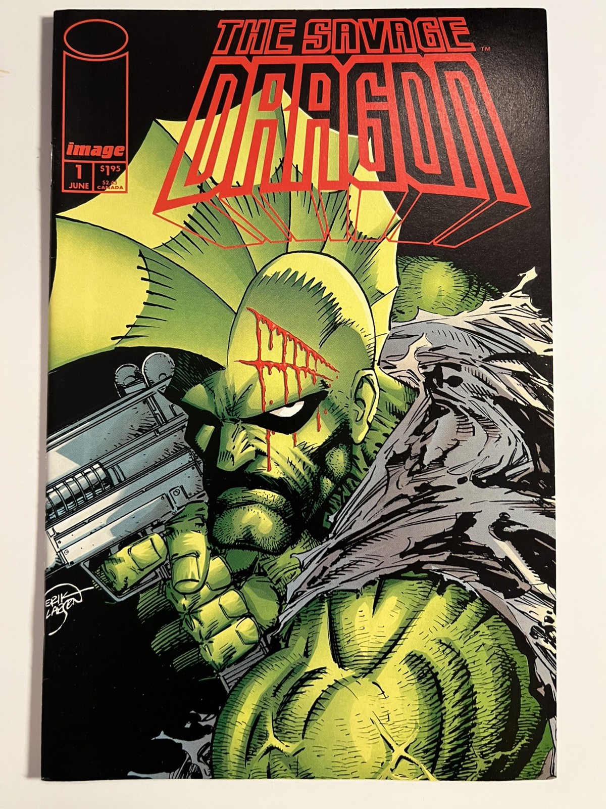 Savage Dragon #1 Cover A 1st Print VF/NM 1993 Image Comics Erik Larsen