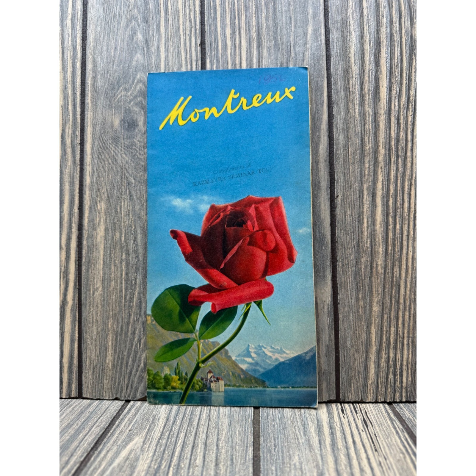 Vintage Montreux Swiss Travel Brochure Vintage Montreux Swiss Travel Brochure