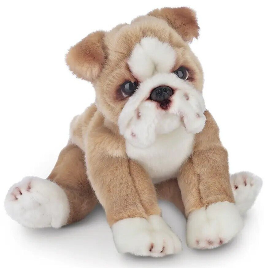 ✿ New BEARINGTON COLLECTION Plush Toy ENGLISH BULLDOG Soft Stuffed Plushie Dog
