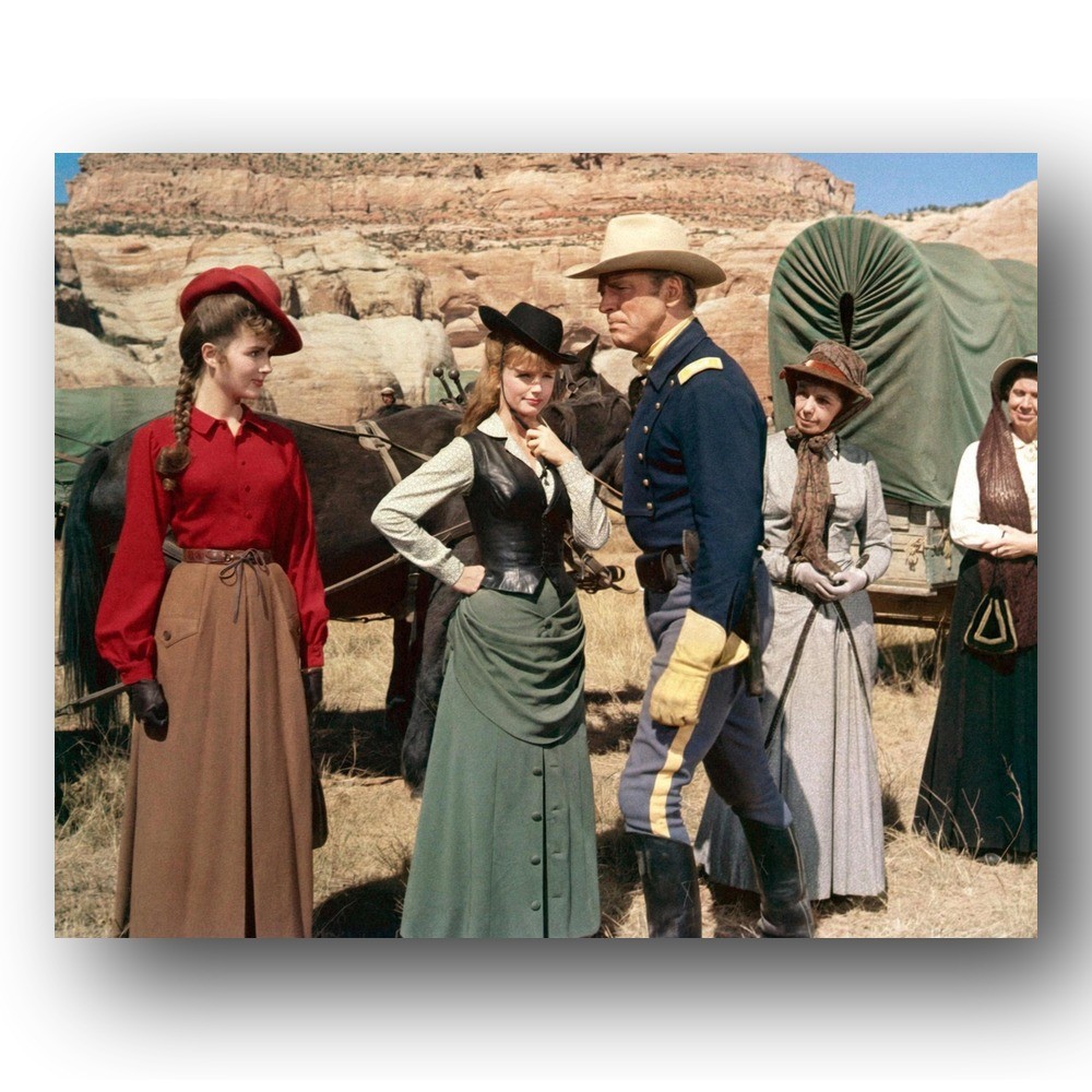 Pamela Tiffin Lee Remick Burt Lancaster Photo 8x10 1965 The Hallelujah Trail