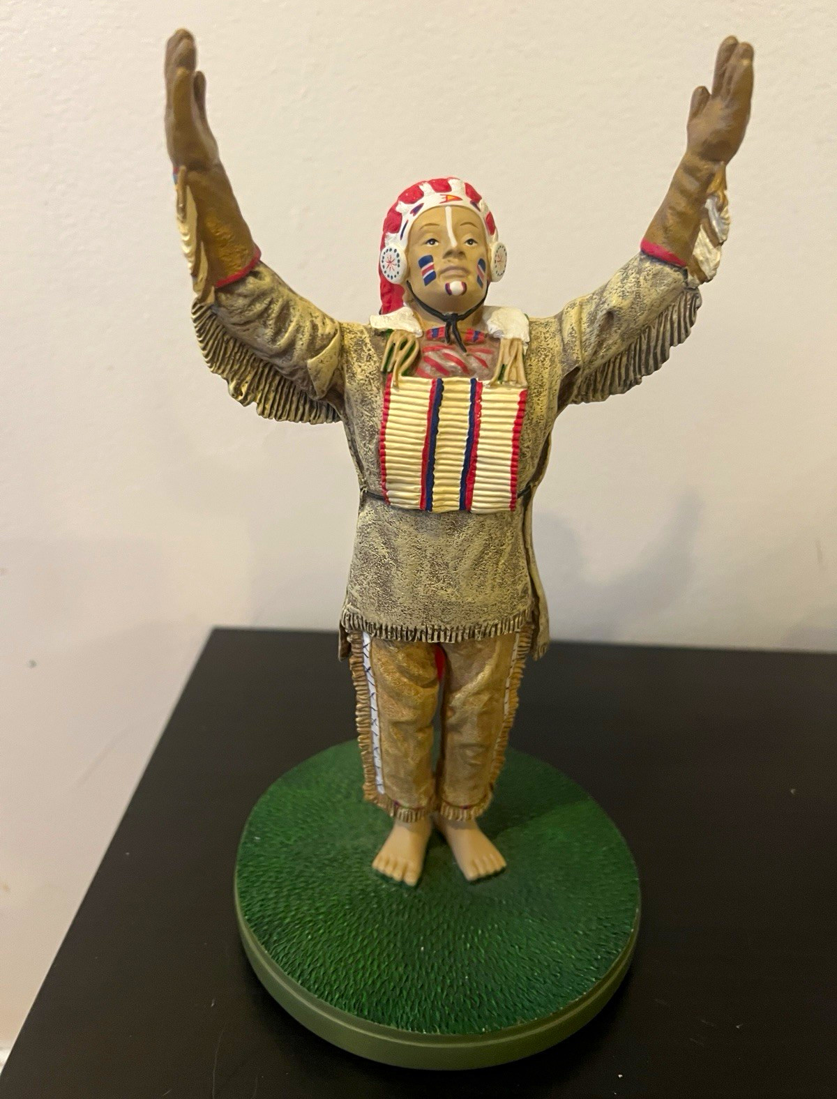 Vintage 1998 University of Illinois Chief Illiniwek Figurine Vintage 1998 University of Illinois Chief Illiniwek Figurine