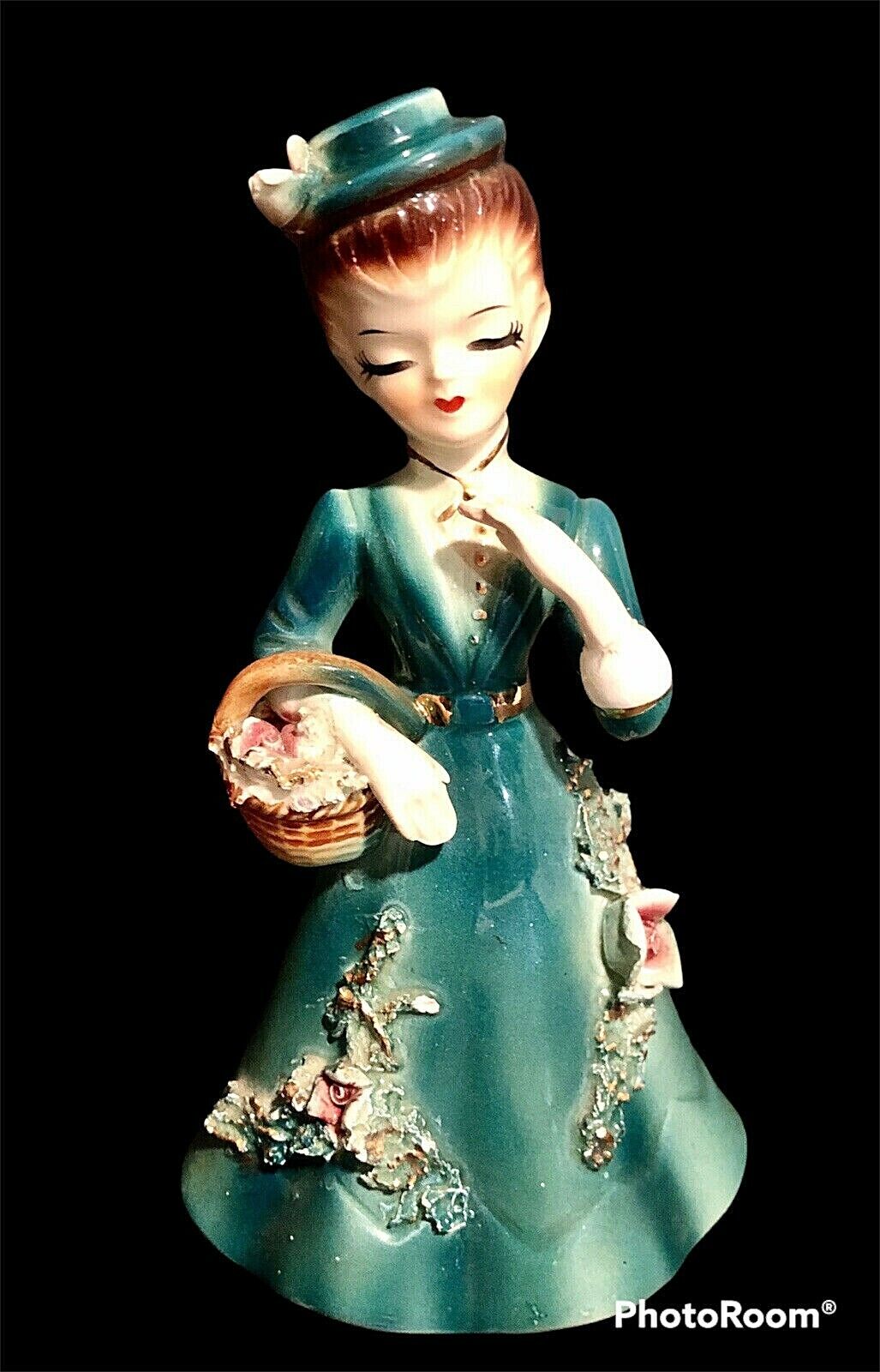 Vintage Porcelain Women Figurine Miniature 6\