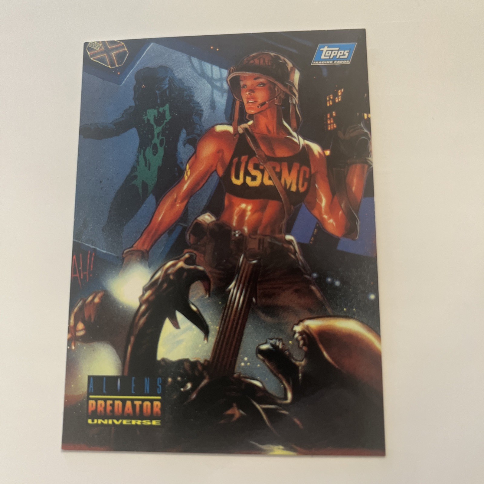 1993 Topps Aliens Predator Universe Sample Promo Trading Card #P2