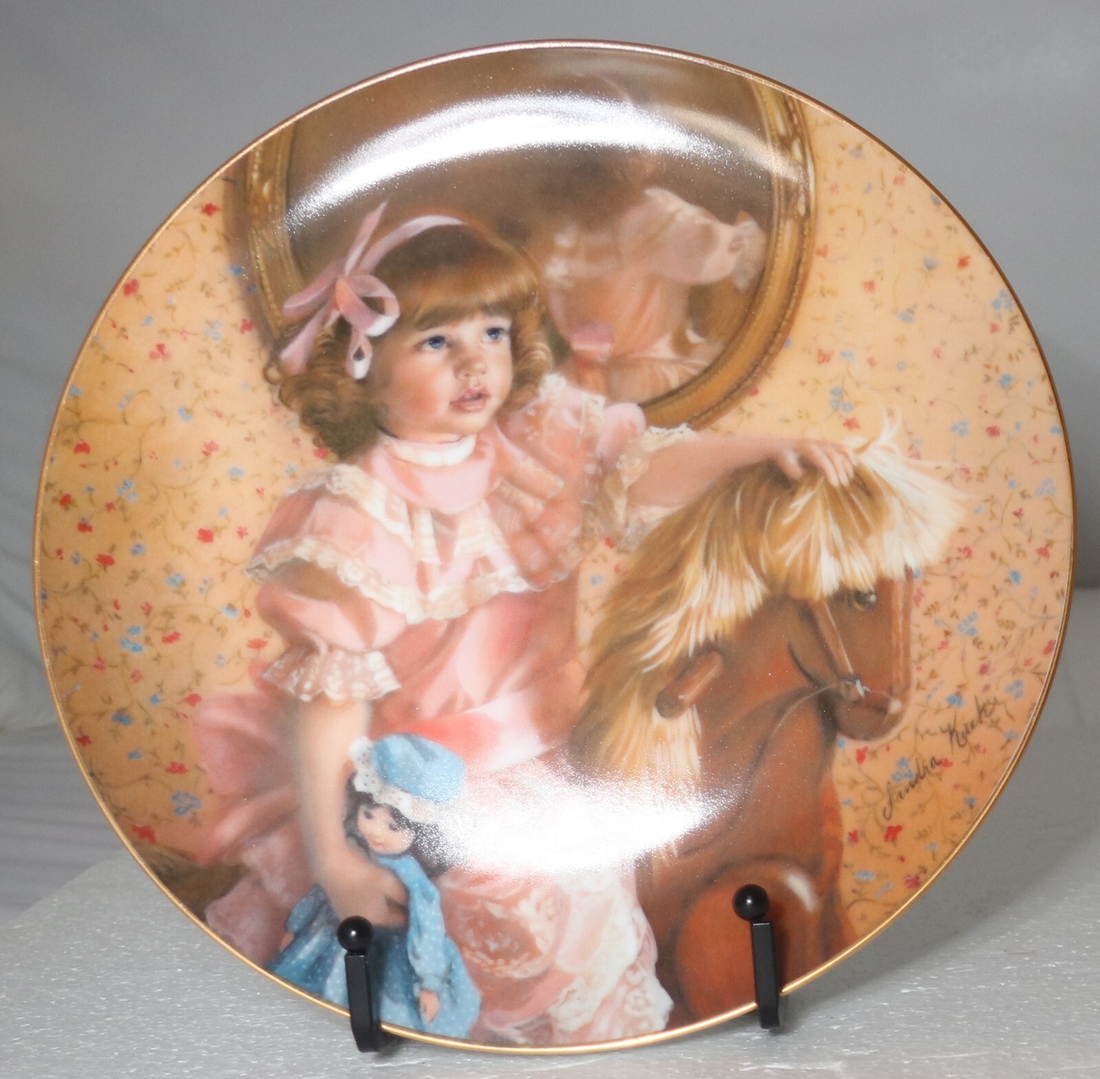 Reco Amy\'s Magic Horse Collector Plate By Sandra Kuck Second Issue Days Gone By