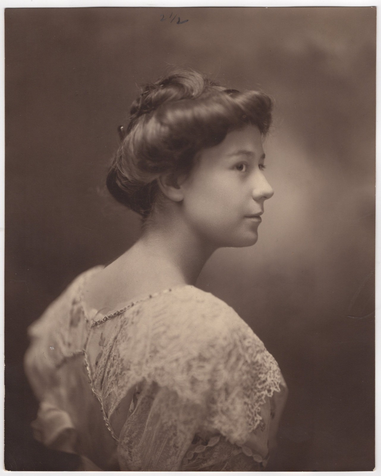 Ida Evangeline Prouty  Iowa Suffrage Leader Original NEA Press Photo Stamp 1913