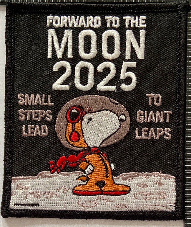 NASA FORWARD TO THE MOON 2025 - SPACEX ASTRONAUT CAMPAIGN - 3.5” NASA FORWARD TO THE MOON 2025 - SPACEX ASTRONAUT CAMPAIGN - 3.5”