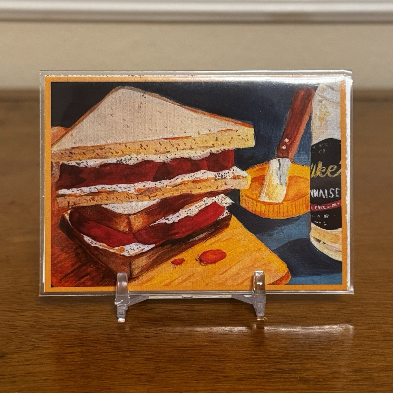 ACEO ATC Jake Quimby Original Sandwich Art Trading Card Collectible 2.5x3.5PRINT ACEO ATC Jake Quimby Original Sandwich Art Trading Card Collectible 2.5x3.5PRINT