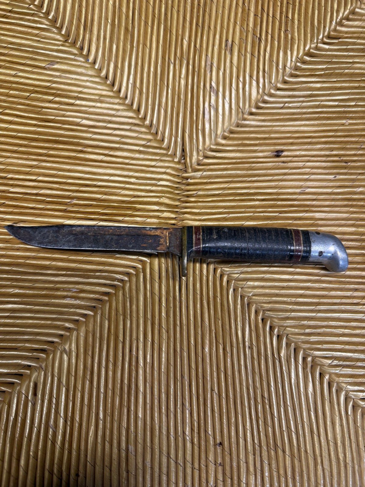 Vintage Western Cutlery USA Fixed Blade Knife