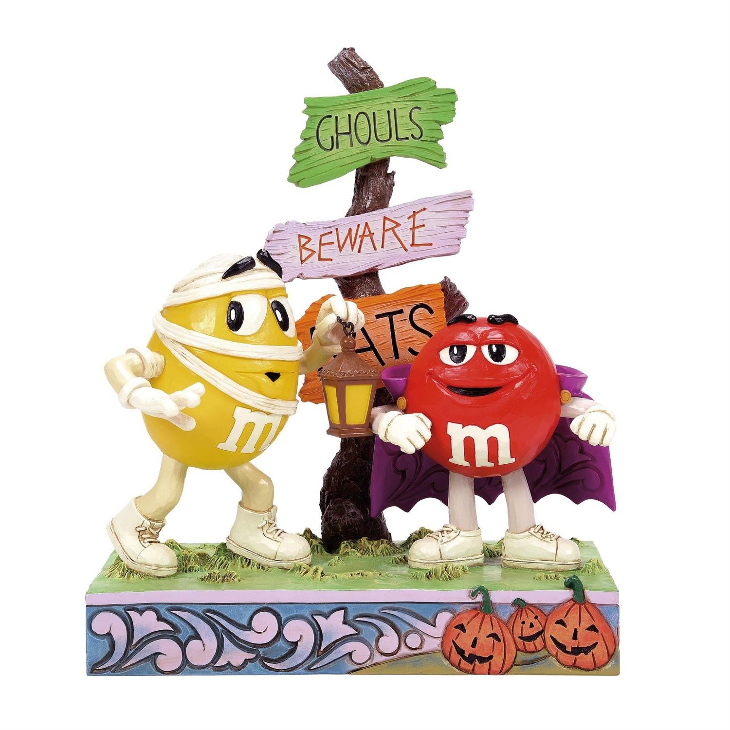 Red & Yellow Halloween M&M's By: M&M's Jim Shore *SHIPS WITHIN 10 DAYS*