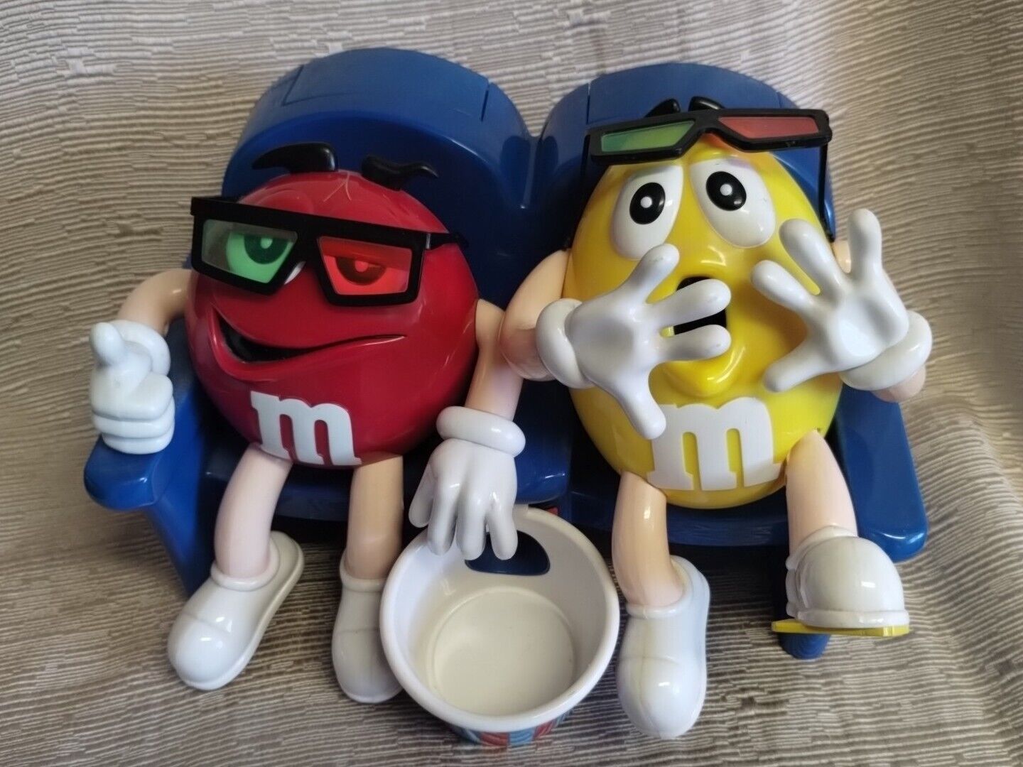 M&M\'s At The Movies In 3D Candy Dispenser Limited Edition Collectible MM Vintage