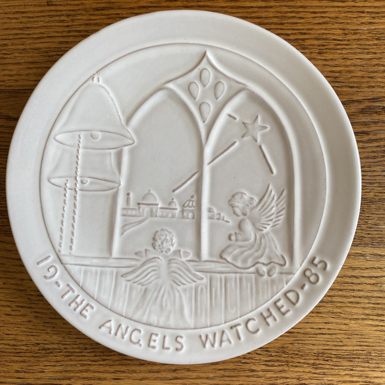 1985 FRANKOMA Christmas Plate \