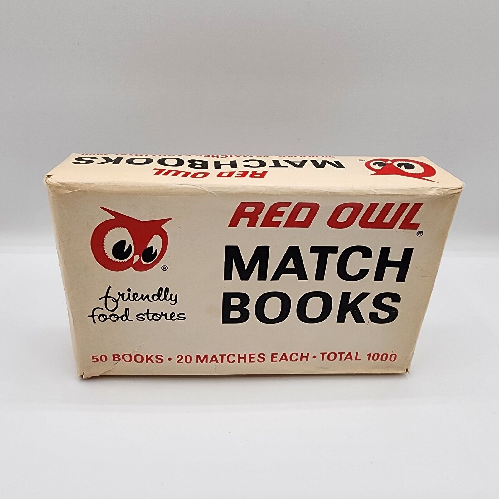 Vintage Red Owl Grocery Food Store Match Books Box