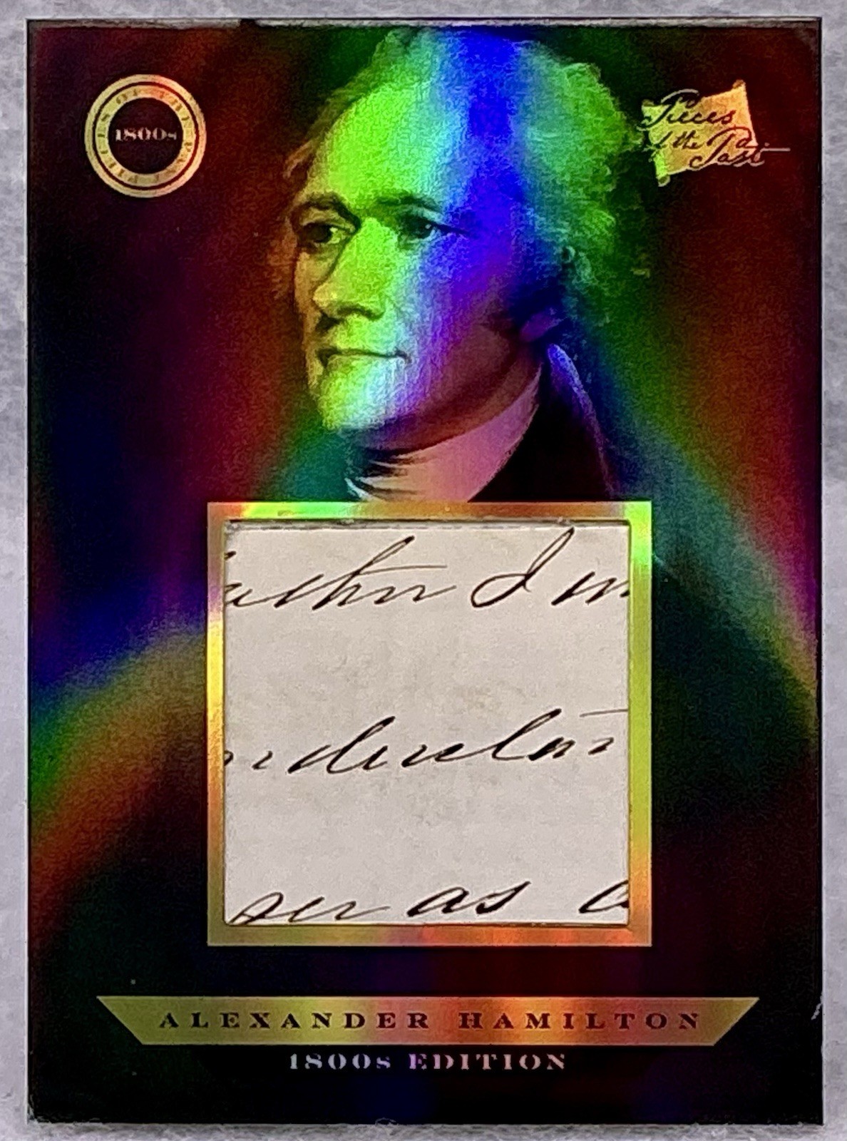 2024 Pieces Of The Past 1800s Edition Alexander Hamilton Handwritten Relic