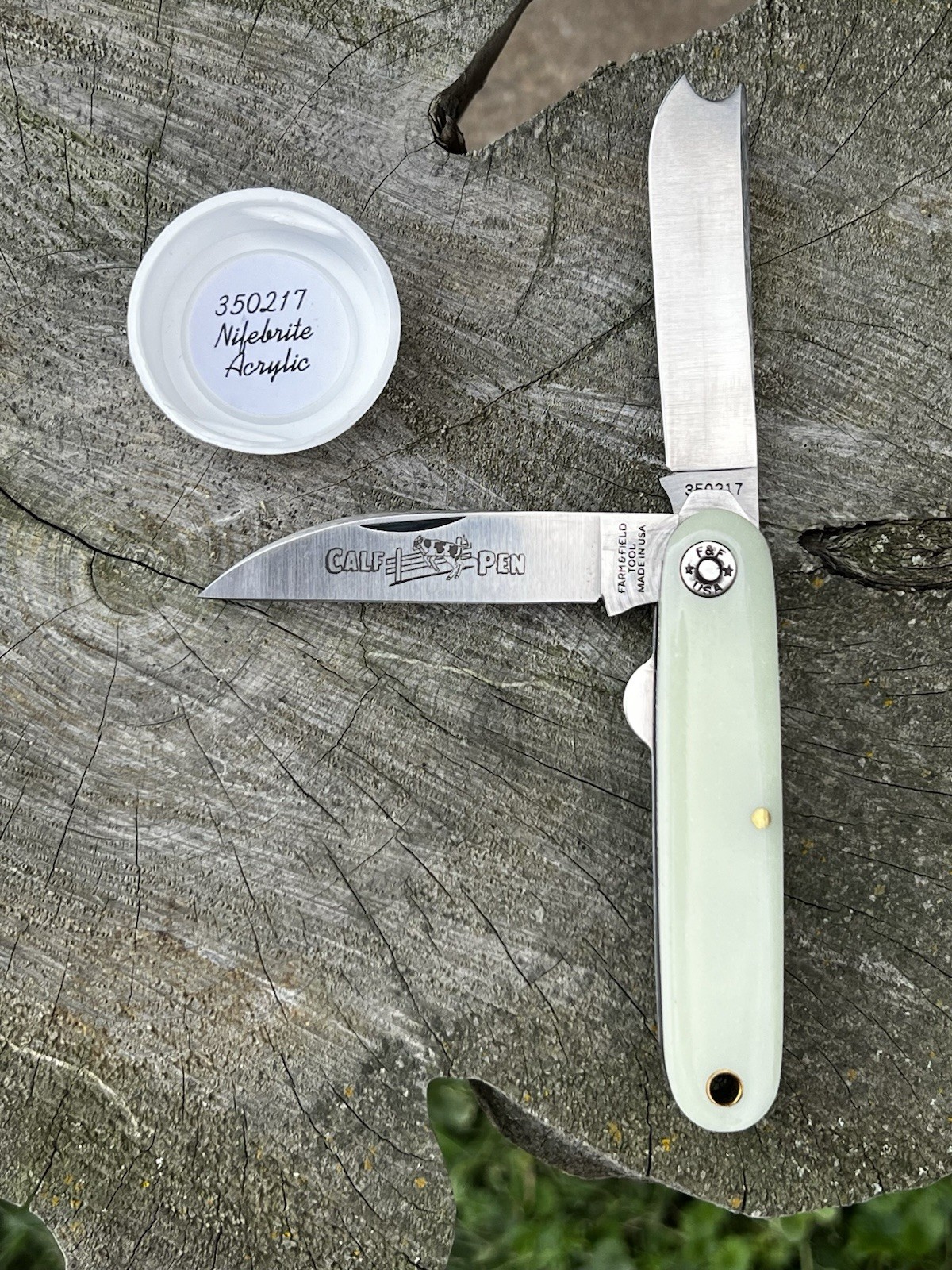 GEC Great Eastern Cutlery 350217 Farm & Field Calf Pen Nifebrite Acrylic