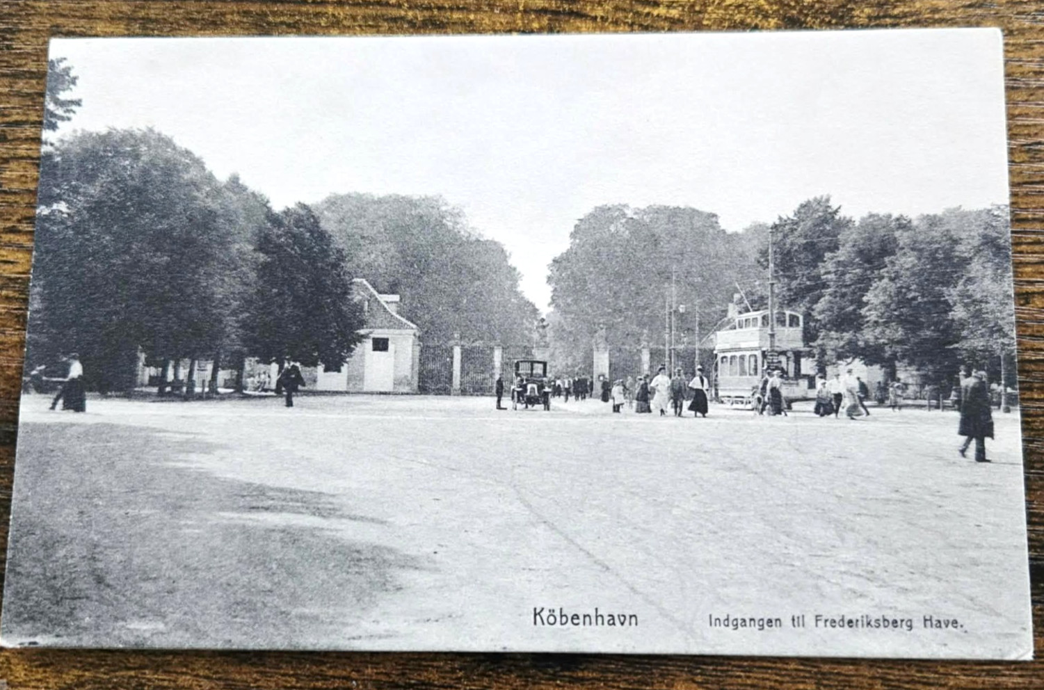 1905 AK Postcard København Indgangen til Frederiksberg Have Denmark Vintage