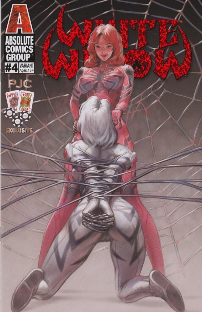 White Widow #4 Pocket Jacks Comics Cover w/Logo