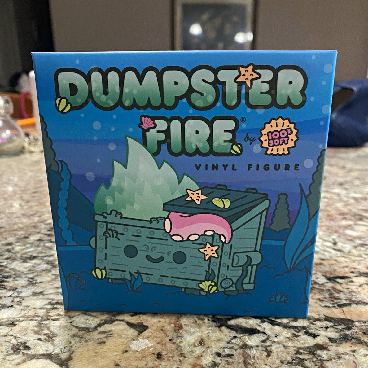 100% Soft Dumpster Fire Sunken Treasure Limited Edition Vinyl Figure DF-030