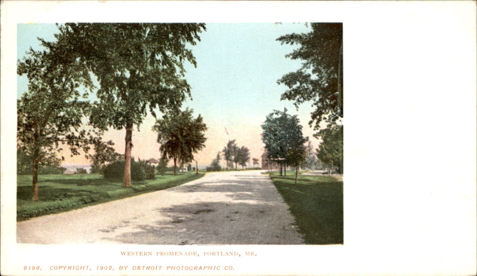 Portland ME Western Promenade Detroit Photographic Co. c1902 Vintage Postcard