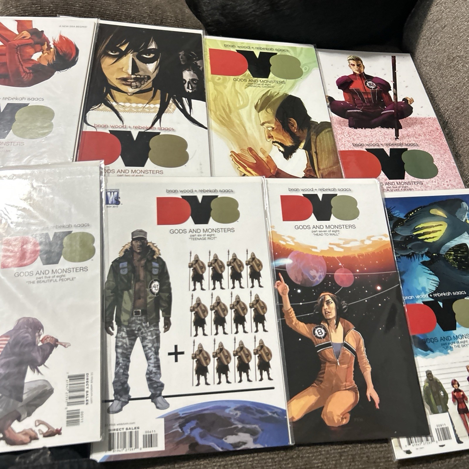 DV8: Gods and Monsters #1-8 (Complete 2010 Wildstorm series) Set Run Comic Books