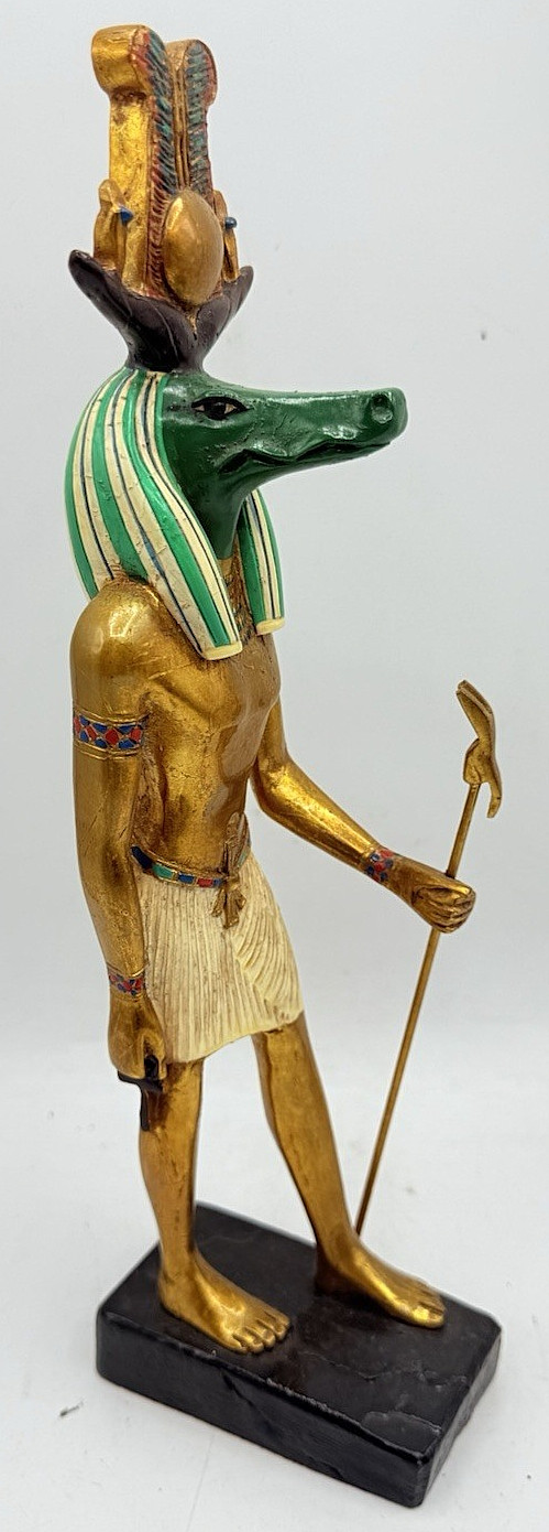 AGI Artists Guild International EGYPTIAN SOBEK God Sculpture 12.25