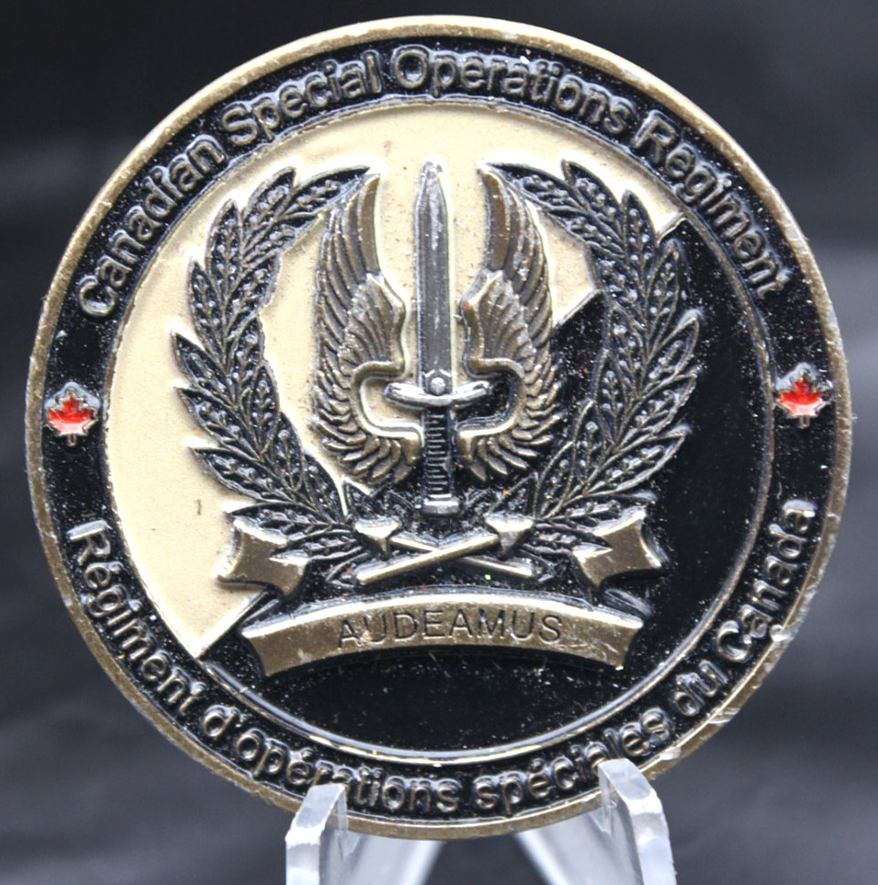 Canadian Special Operations Regiment C Squadron CSOR Challenge Coin 1.75\ Canadian Special Operations Regiment C Squadron CSOR Challenge Coin 1.75\