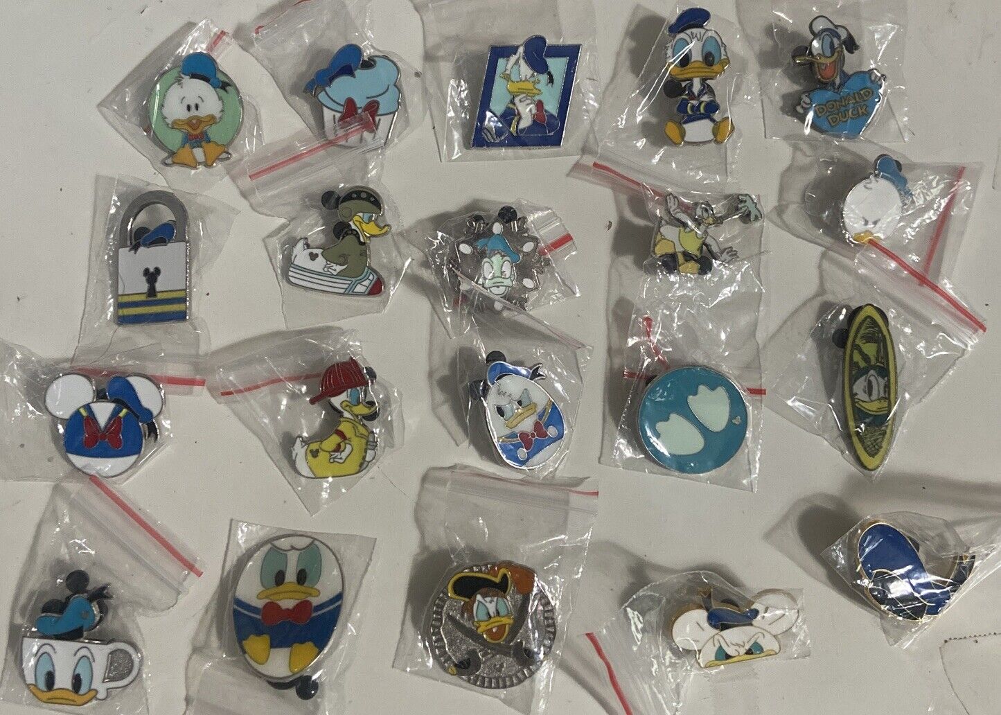 Disney Donald Duck ONLY Pins lot of 20