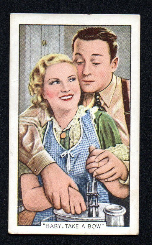 CLAIRE TREVOR JAMES DUNN 1935 GALLAHER SHOTS FROM FAMOUS FILMS #8 VGEX+ NO CREAS