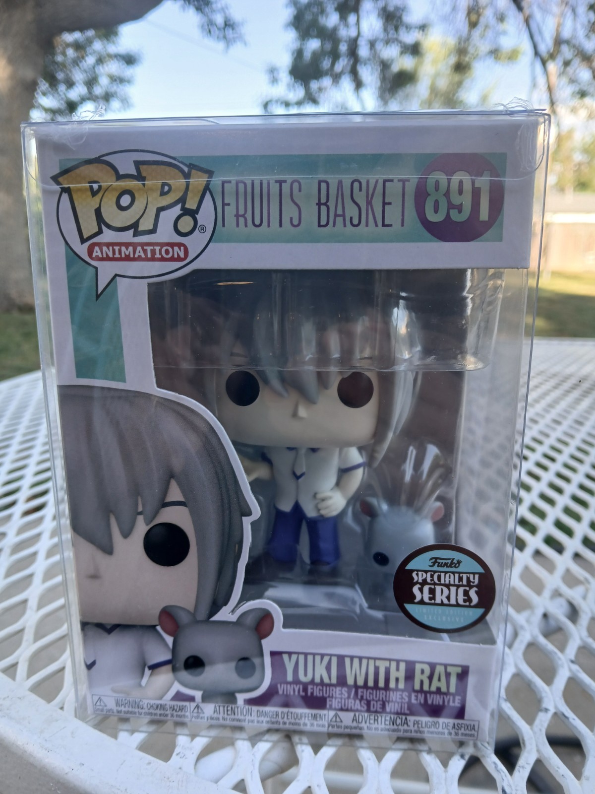 Funko Pop Vinyl: Fruits Basket - Yuki with Rat #891