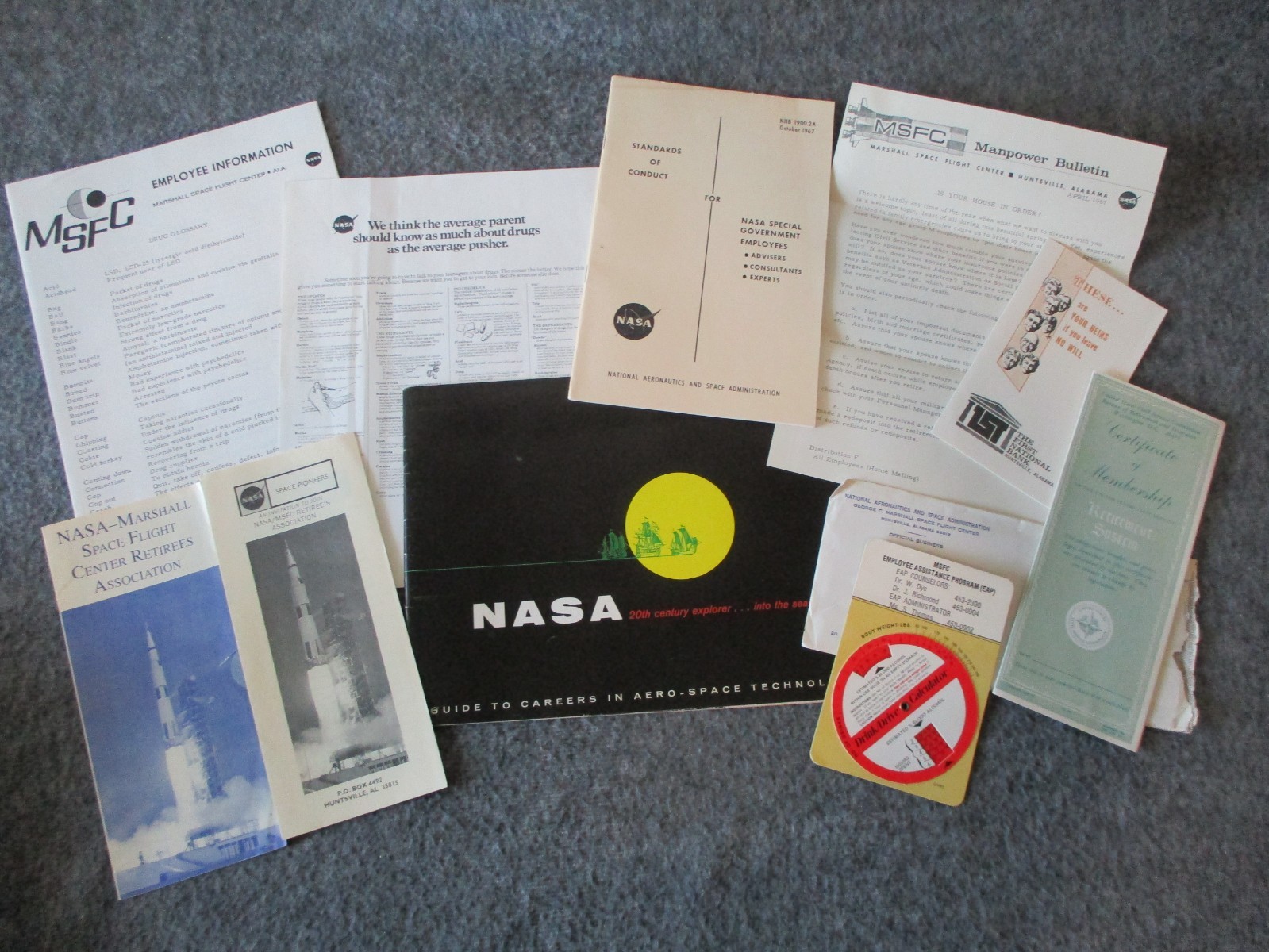 NASA MSFC EMPLOYEE RECRUITMENT NEW ORIENTATION MATERIALS and RETIREMENT CLUB NASA MSFC EMPLOYEE RECRUITMENT NEW ORIENTATION MATERIALS and RETIREMENT CLUB