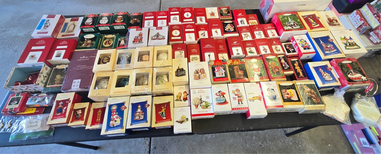 100 Christmas Hallmark Ornaments