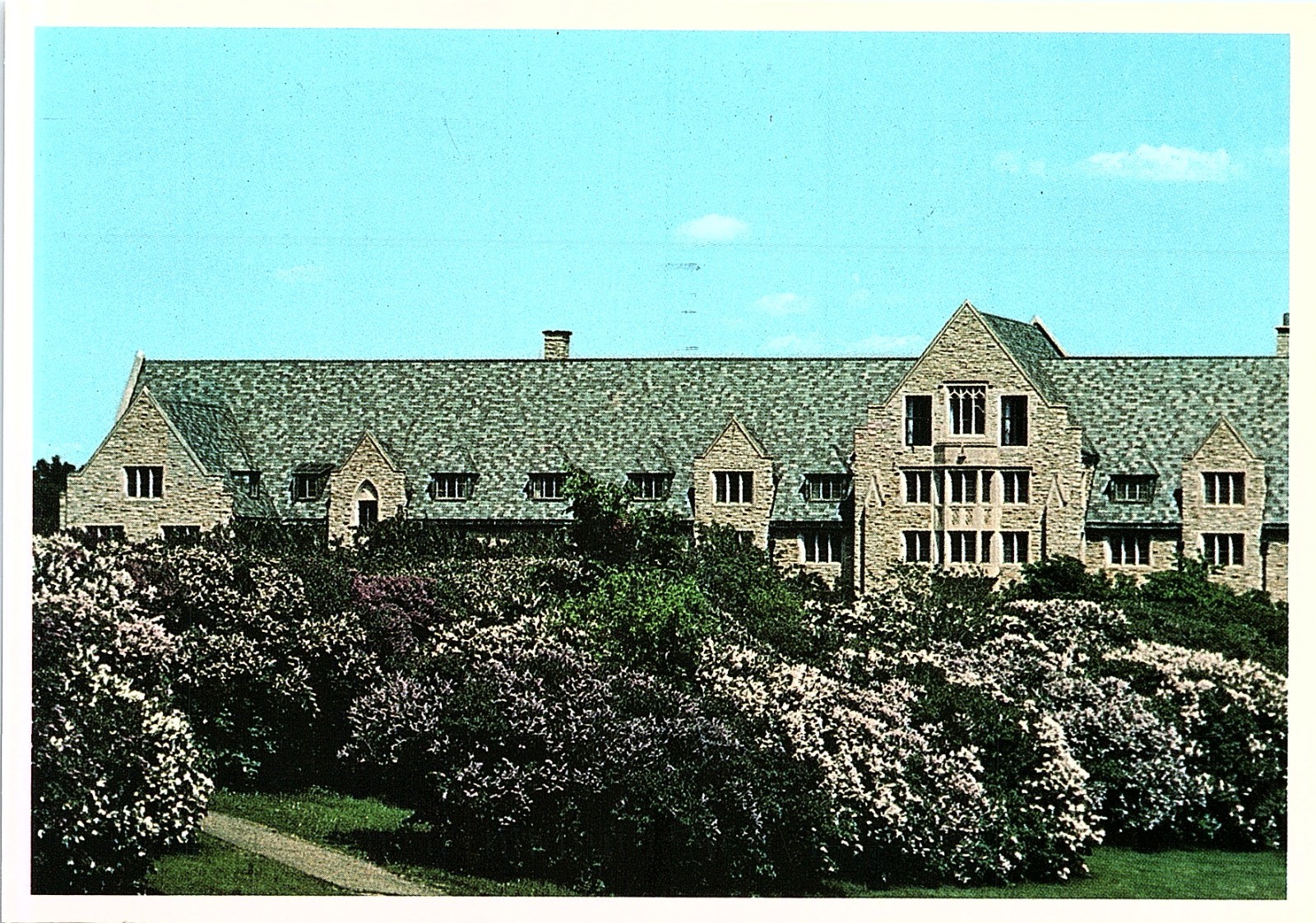 Vintage Postcard Thorson Hall St Olaf College Northfield Minnesota Posted