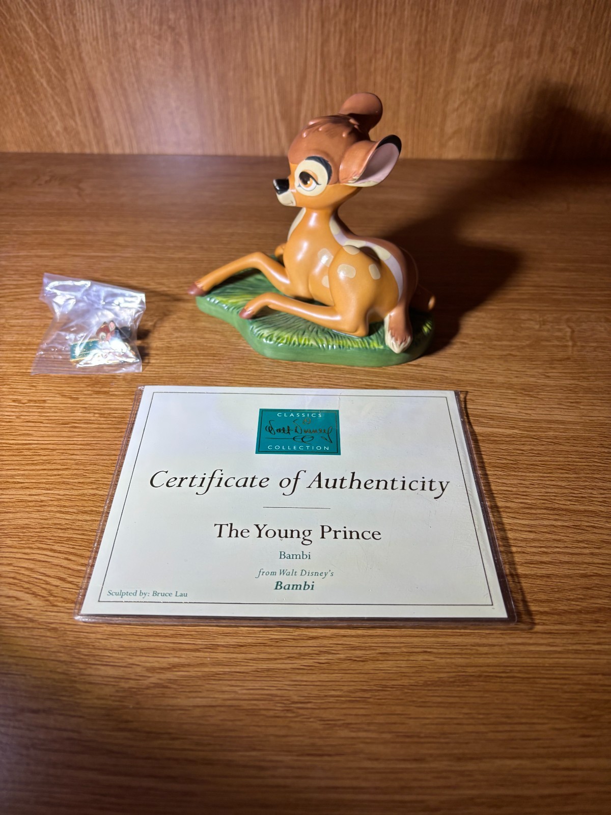 Disney WDCC BAMBI The Young Prince FIGURINE Statue SCULPTURE Figure COA BOX NEW