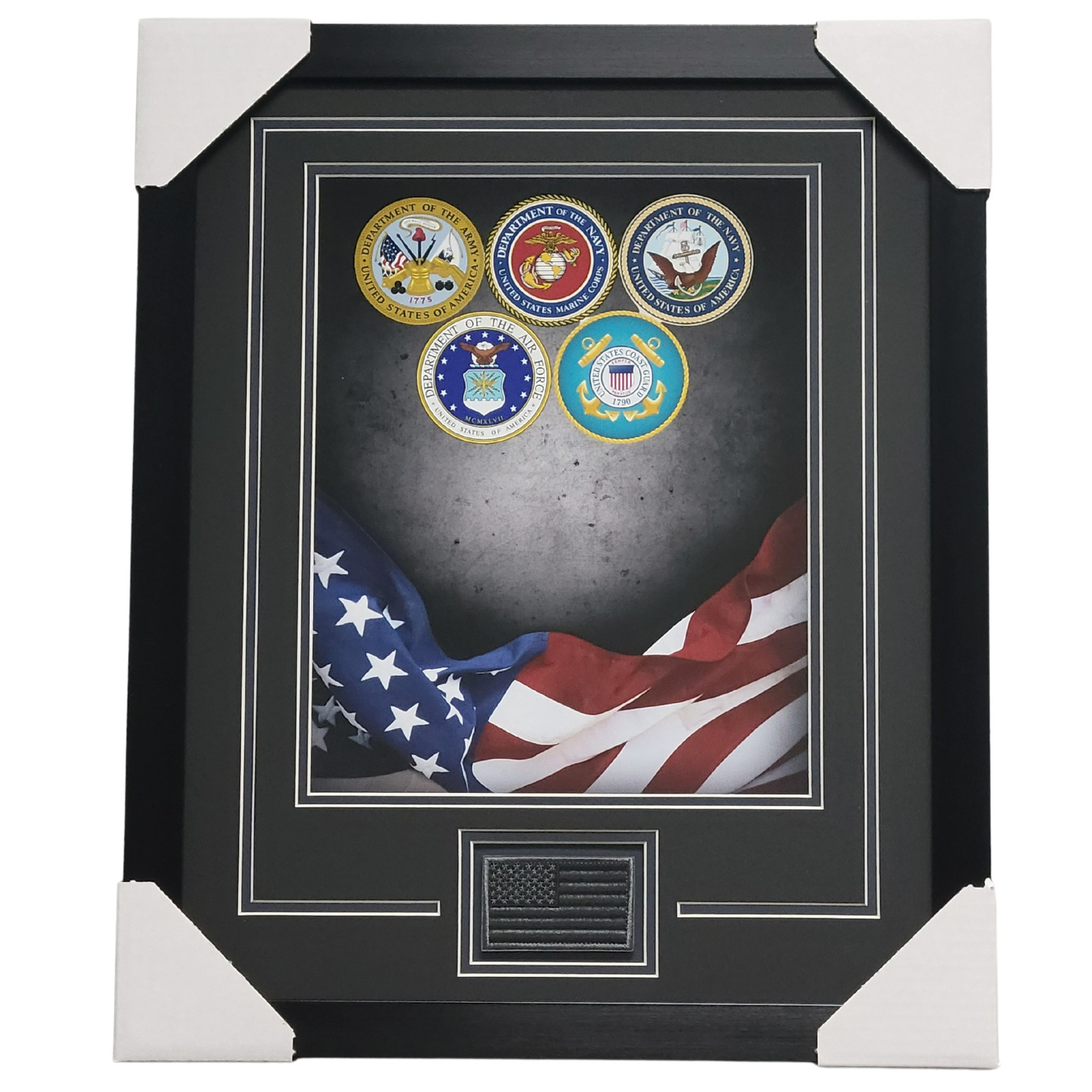 Salute to the Armed Forces Professionally Framed 11x14 Display