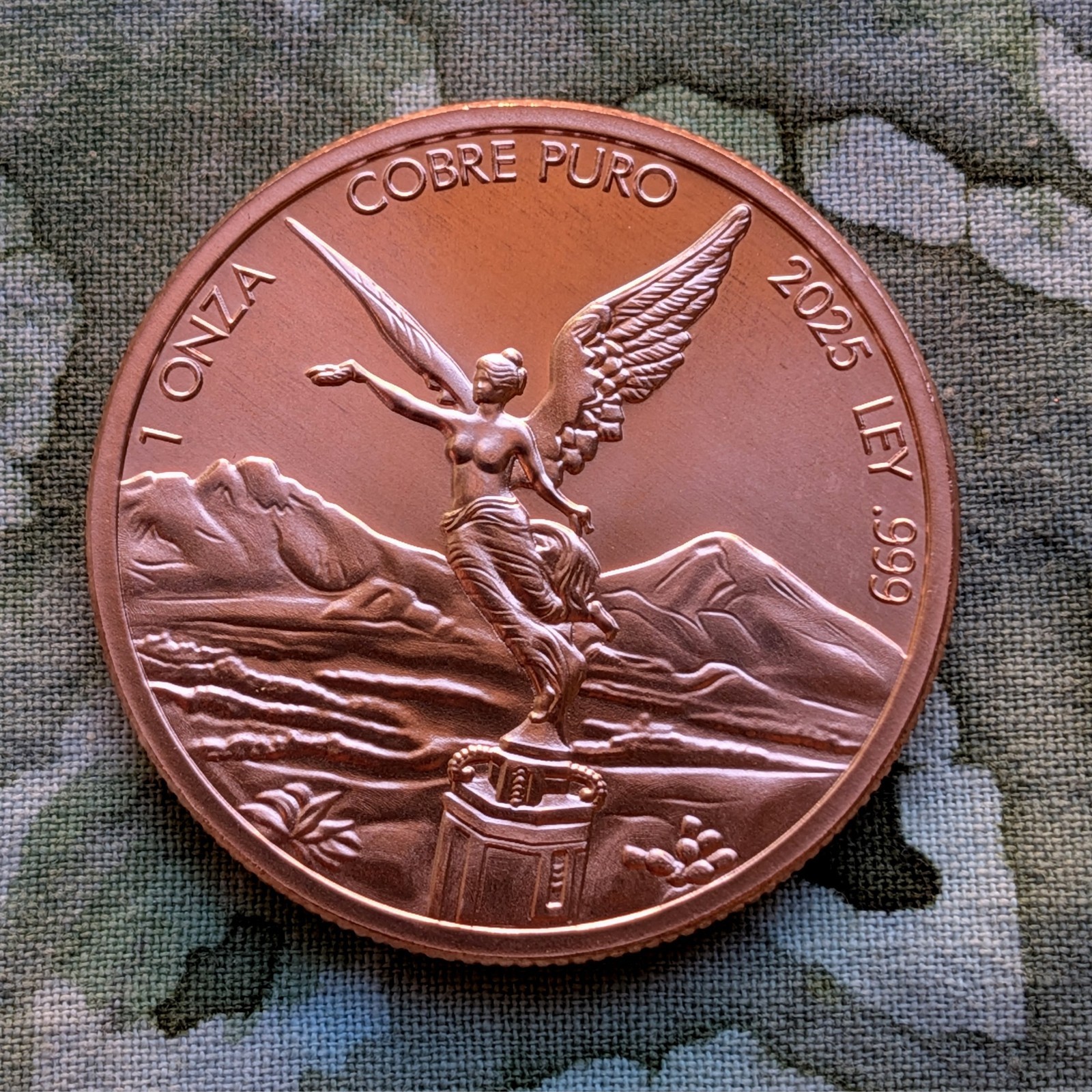 1 oz. Intaglio Mint 2025 Modern LIBERTAD coin tribute .999 copper round