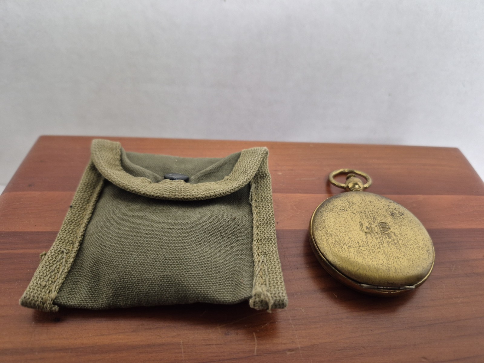 Vintage US Military Army Wittnauer Compass With Case Working Condition Vintage US Military Army Wittnauer Compass With Case Working Condition