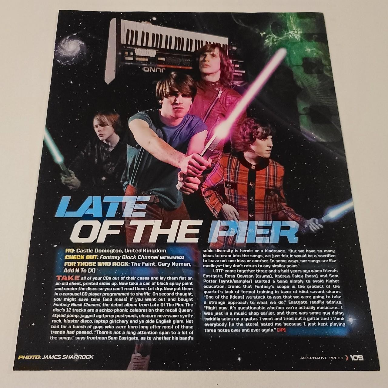 Late Of The Pier Pinup/Clipping
