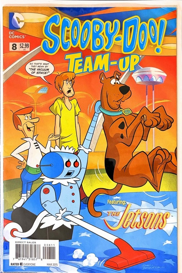 Scooby-Doo Team-Up #8 (2015) DC First Printing George Jetson Comic Scooby-Doo Team-Up #8 (2015) DC First Printing George Jetson Comic