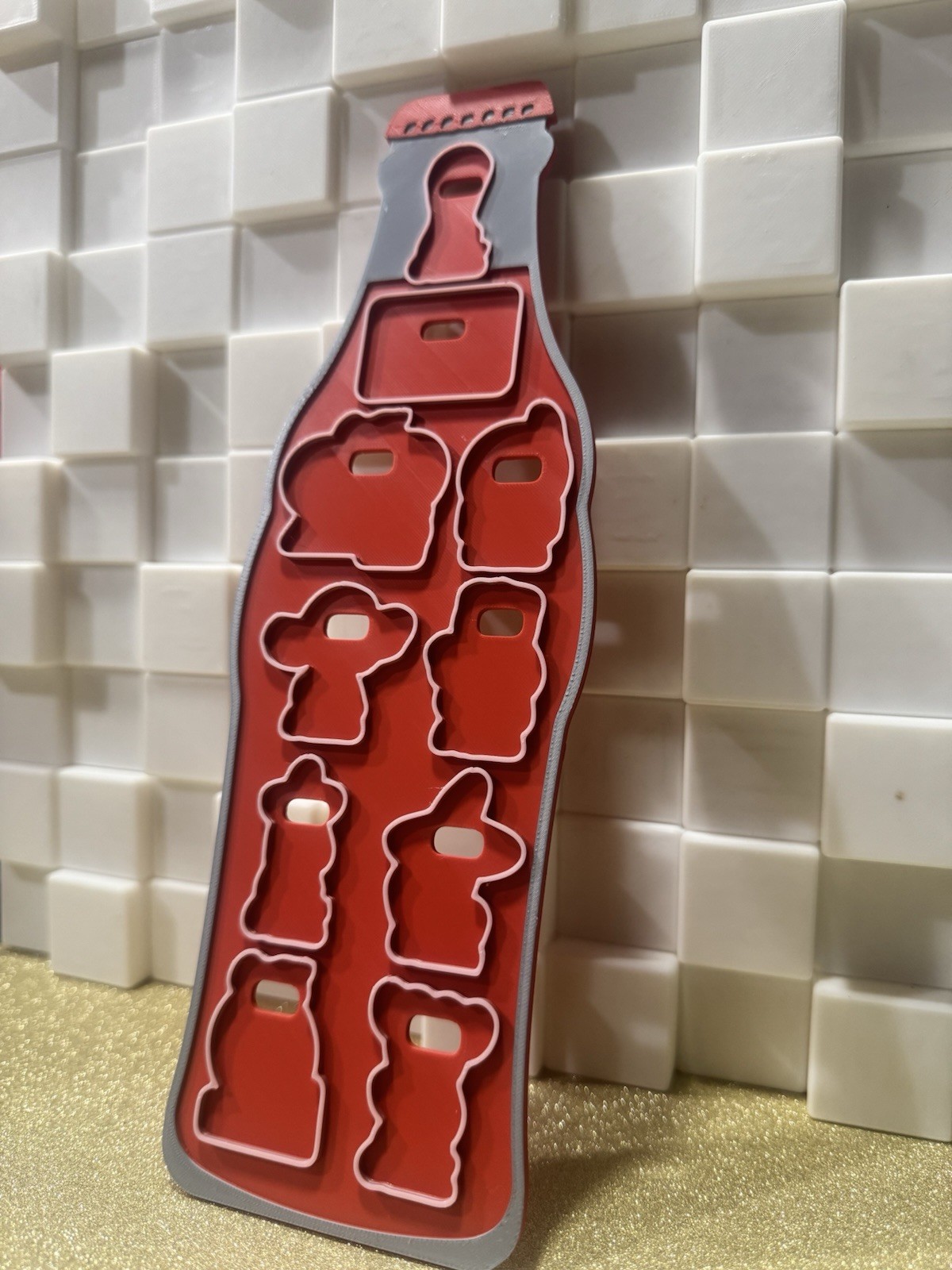 Coca-Cola Bottle-Shaped Pin Display Set For Cup Pins Mexico Fifa World 2026