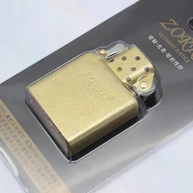 ZORRO Dual Torch Lighter Insert Jet Flame Windproof Gas Oil DIY Upgrade