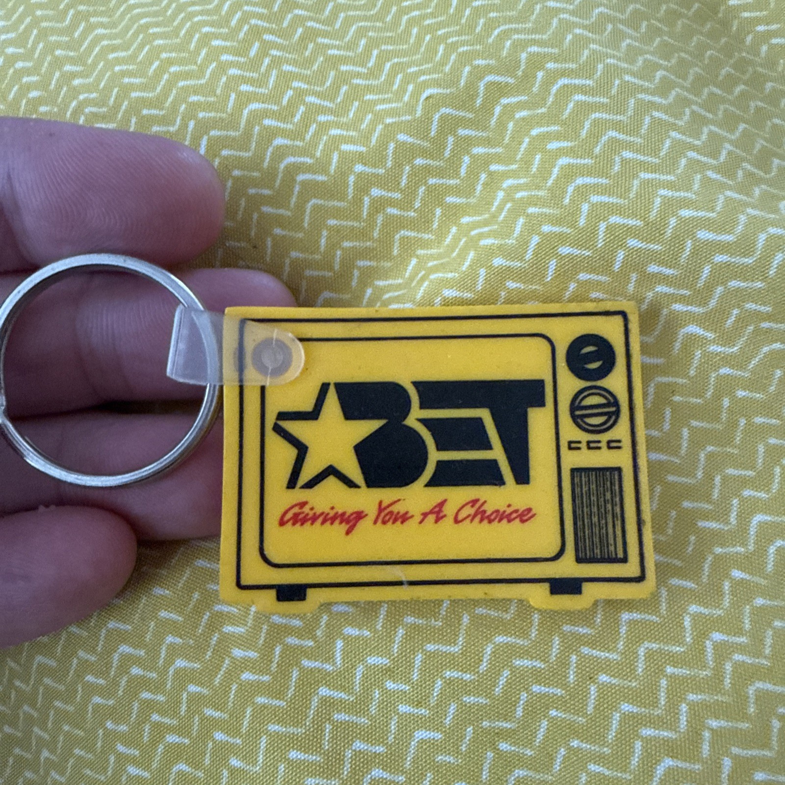 Vintage BET (Black Entertainment Television) Promo Keychain