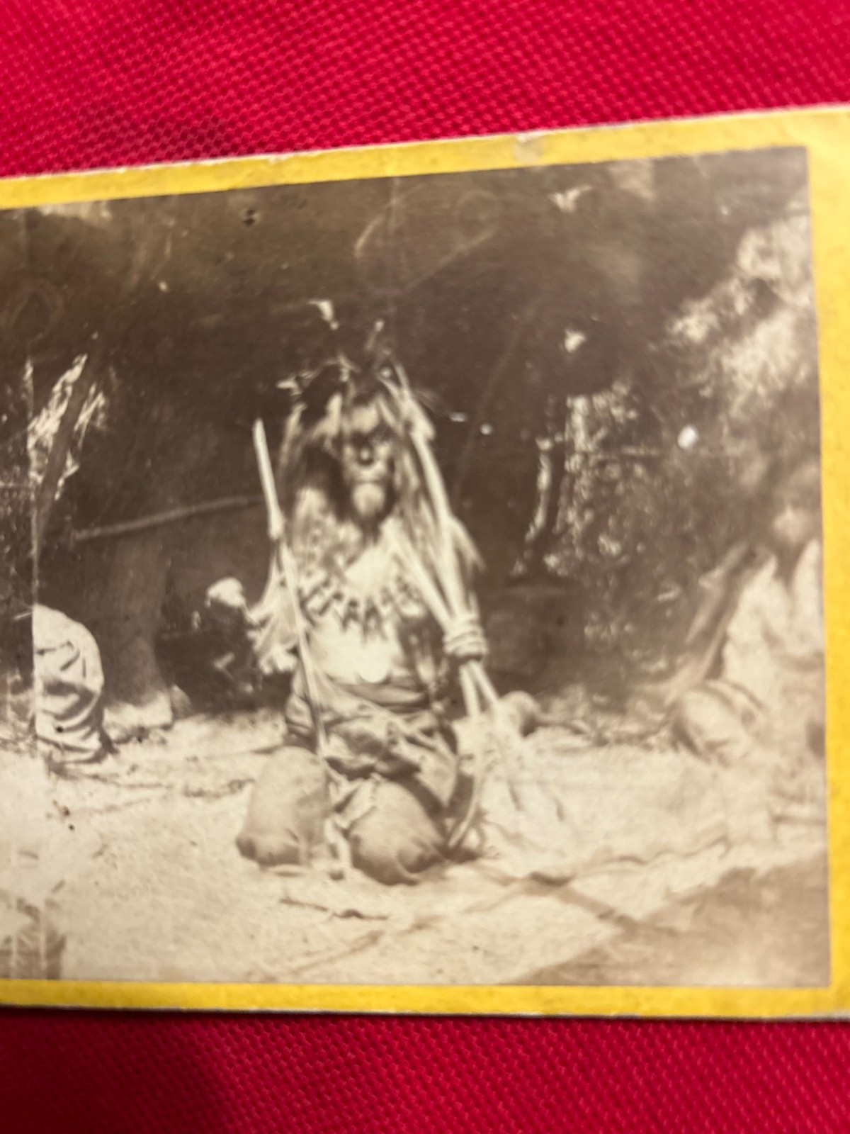 1860s UPTON HO CHUNK WINNEBAGO NATIVE AMERICAN INDIAN CHIEF WINNESHIEK WINNISHIG 1860s UPTON HO CHUNK WINNEBAGO NATIVE AMERICAN INDIAN CHIEF WINNESHIEK WINNISHIG