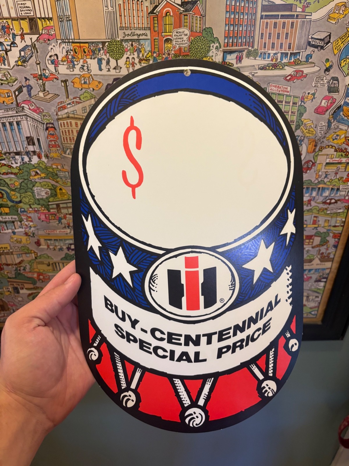 New Old Stock IH International Harvester Buy Centennial Price Tag Spirit Of 76 New Old Stock IH International Harvester Buy Centennial Price Tag Spirit Of 76